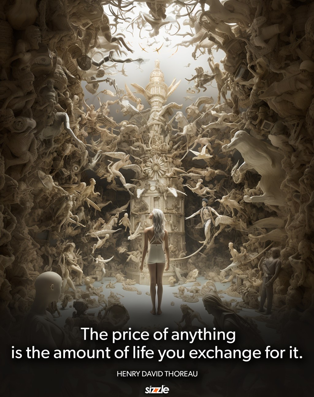 The price of anything is the amount of life you exchange for it. 