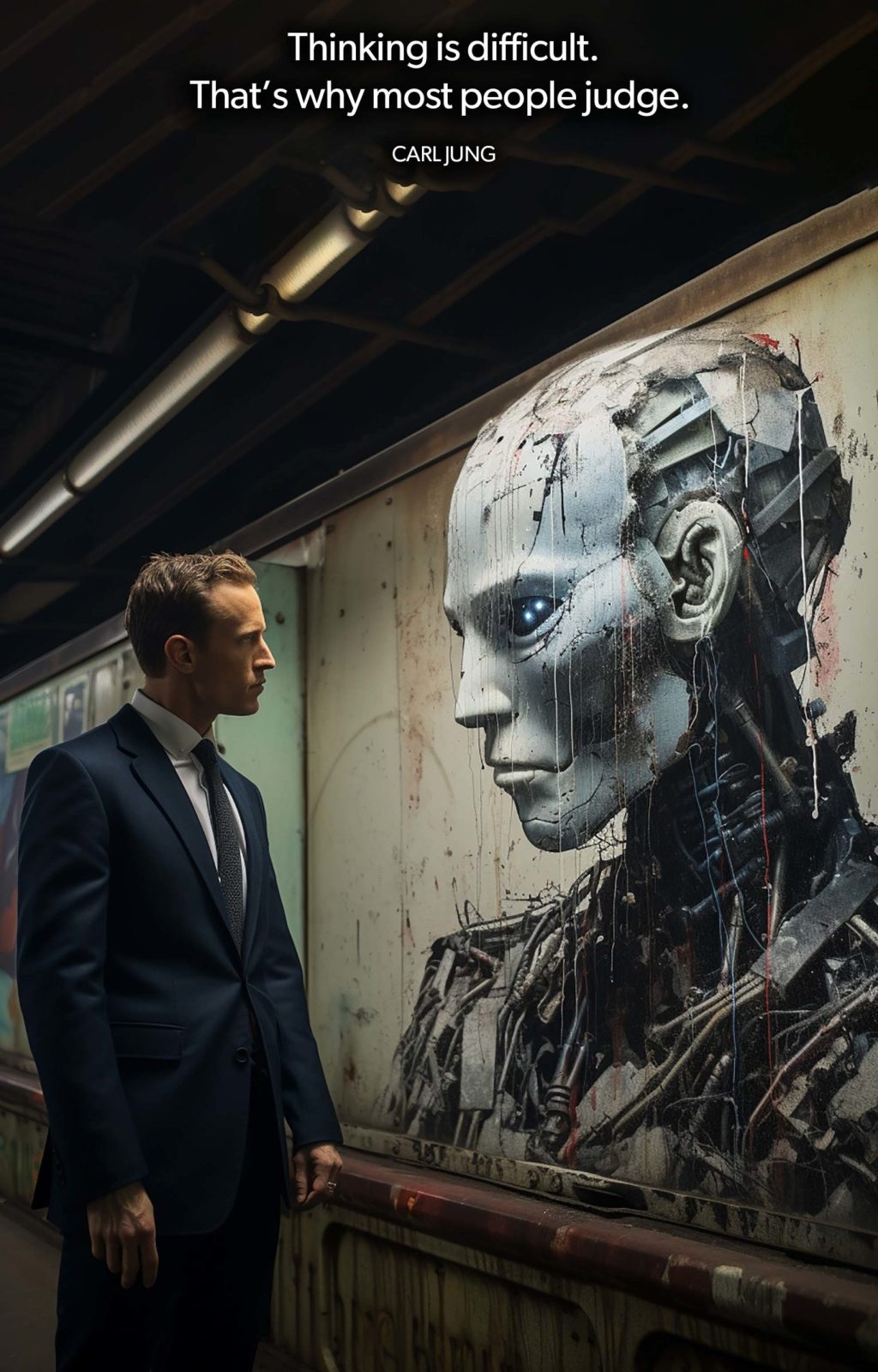 Thinking is difficult. That’s why most people judge. 