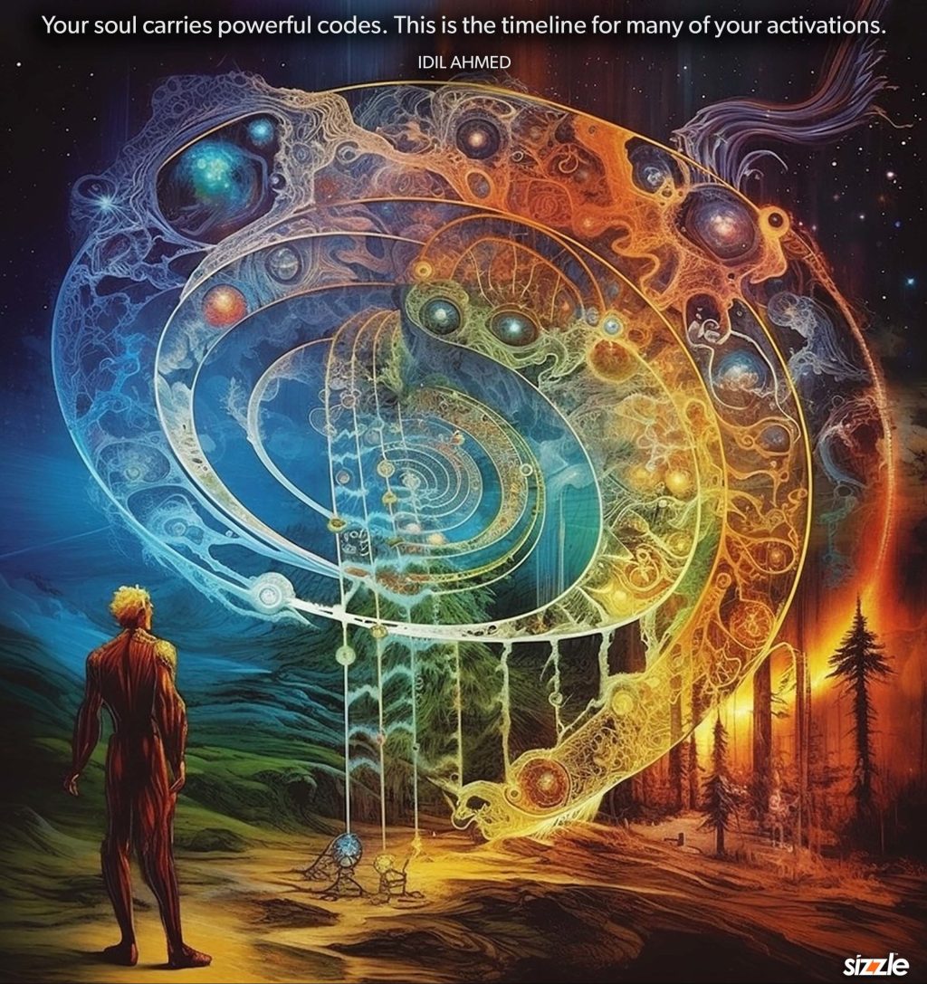 Your soul carries many powerful codes. This is the timeline for many of your activations.