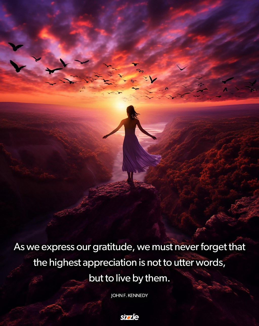 As we express our gratitude, we must never forget that the highest appreciation is not to utter words, but to live by&nbsp;them.