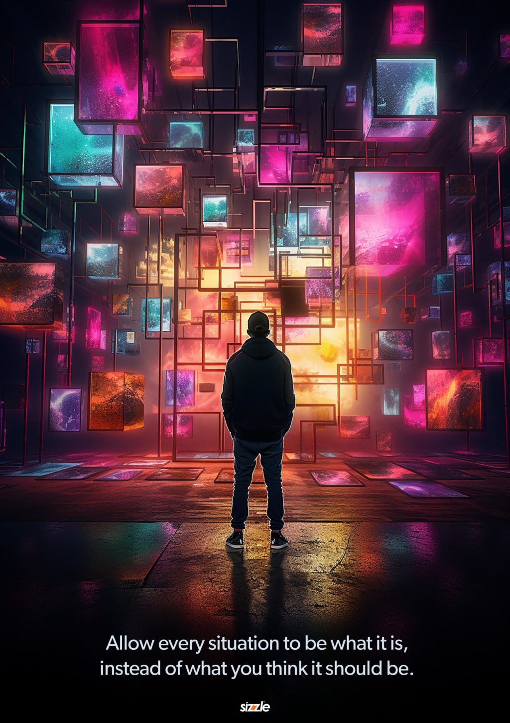 Allow every situation to be what it is, instead of what you think it should&nbsp;be.