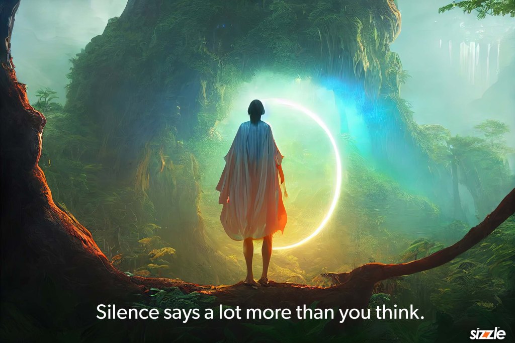 Silence says a lot more than you think