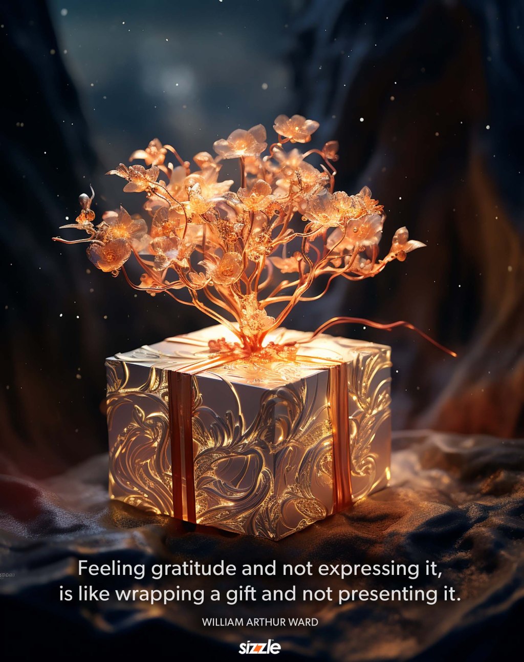 Feeling gratitude and not expressing it is like wrapping a gift and not presenting&nbsp;it.
