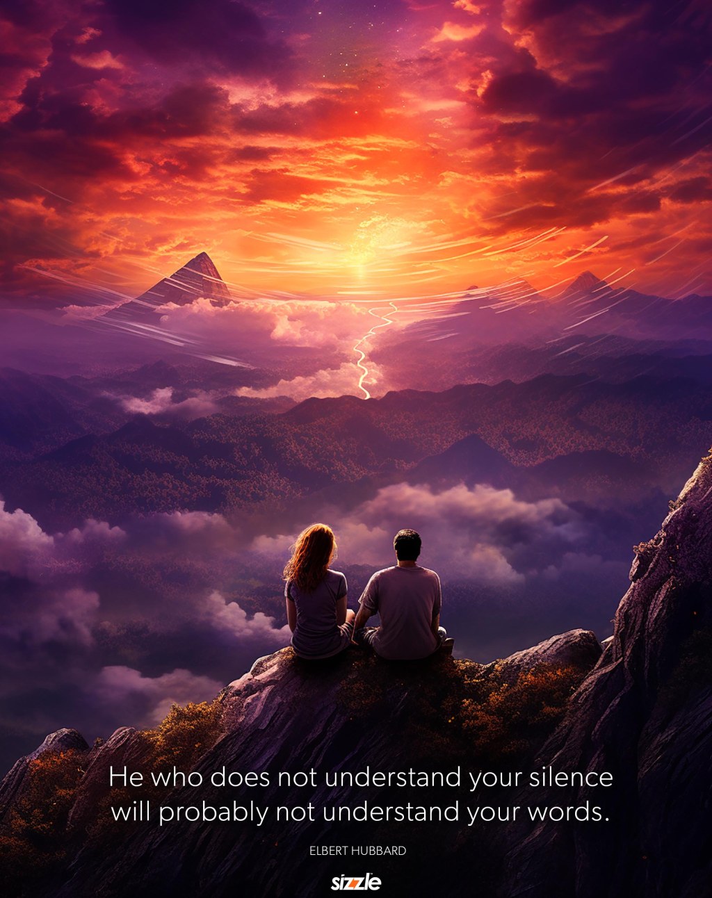 He who does not understand your silence will probably not understand your&nbsp;words.