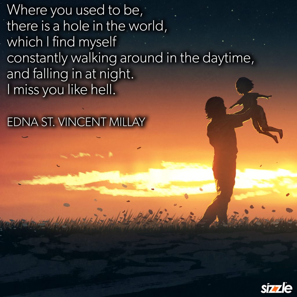 Where You Used To be, There Is A Hole In The&nbsp;World.