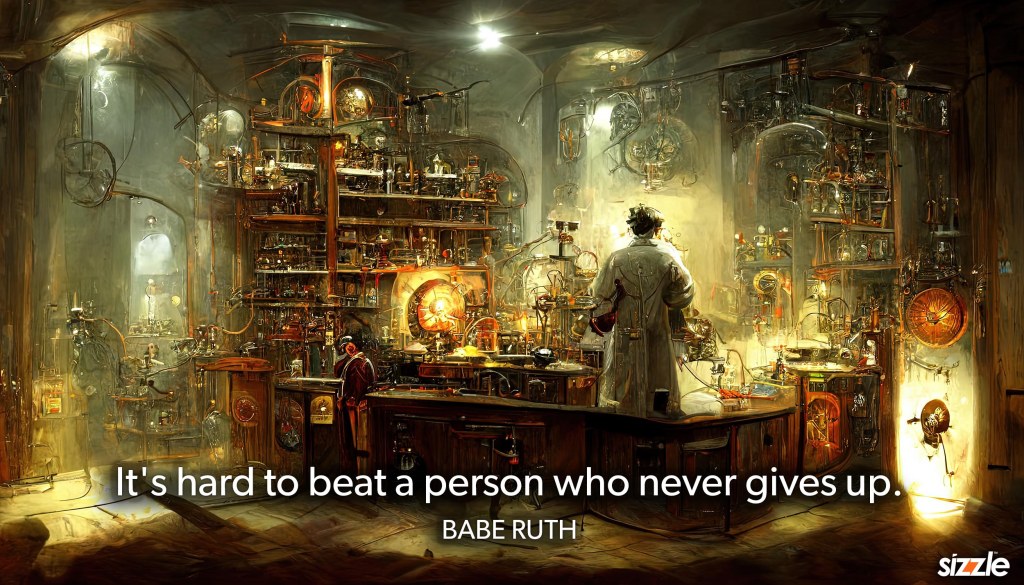 It’s hard to beat a person who never gives&nbsp;up.