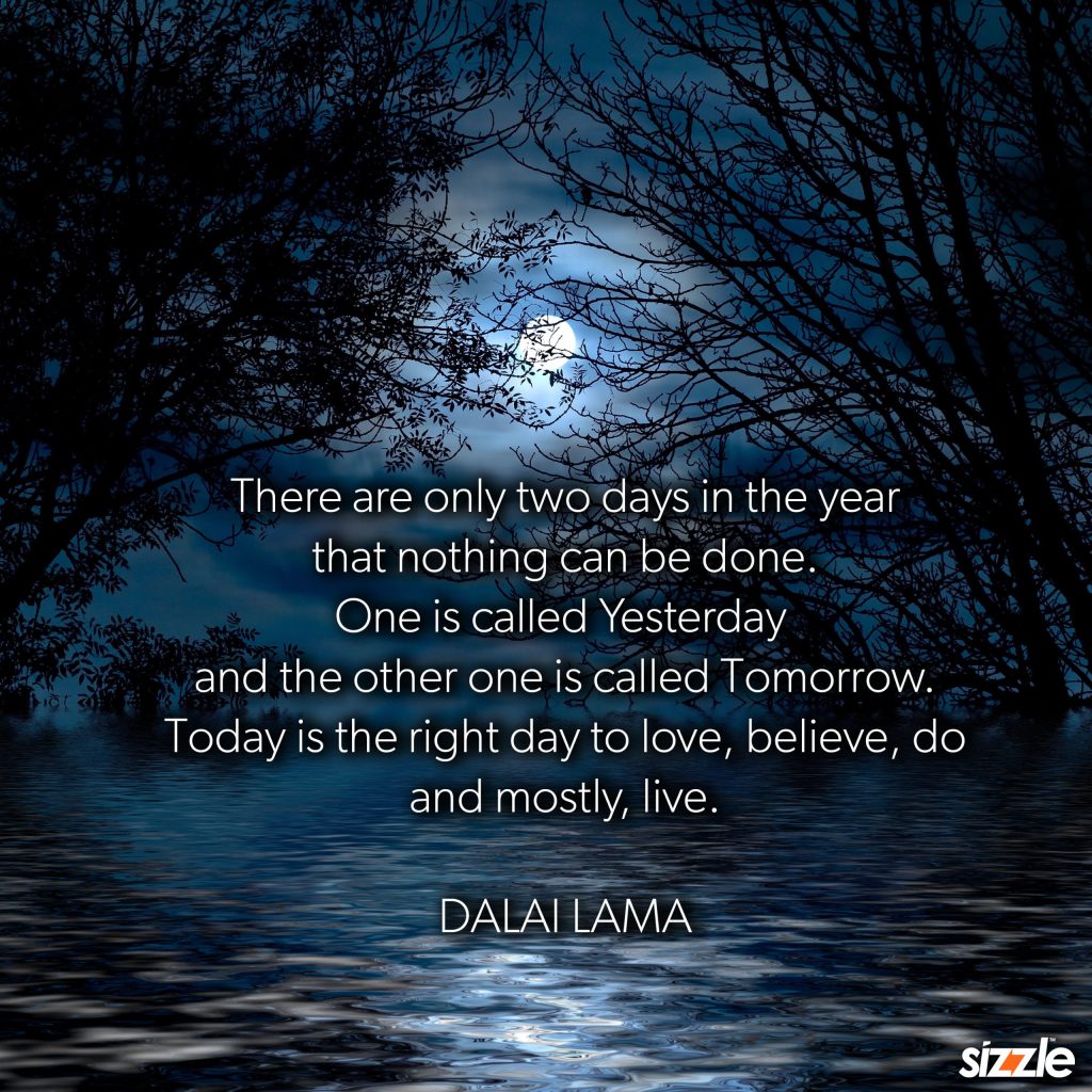 There Are Only Two Days In The Year That Nothing Can Be Done.