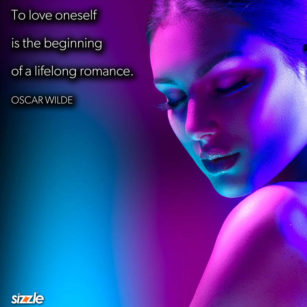 To love oneself is the beginning of a lifelong&nbsp;romance.