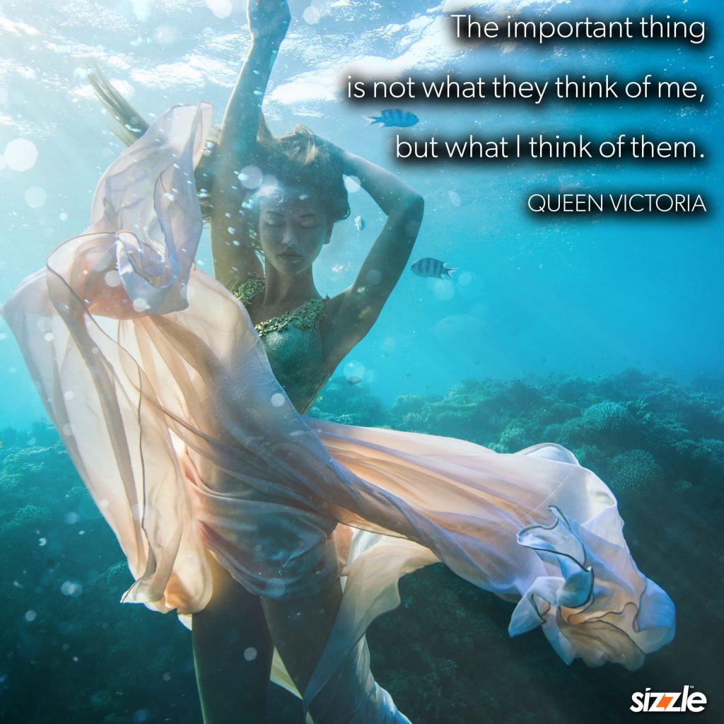 The important thing is not what they think of me, but what I think of&nbsp;them.