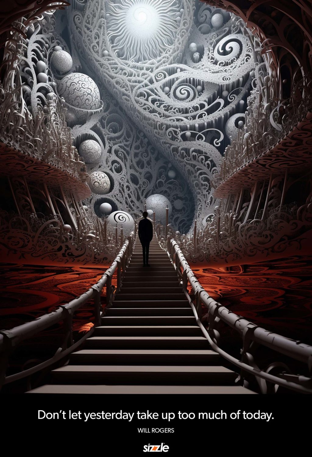 Don’t let yesterday take up too much of today.  