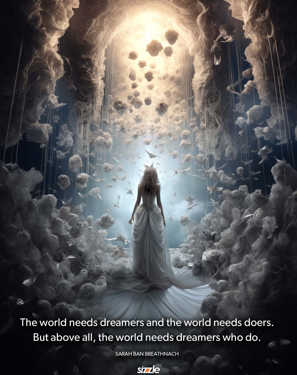 The world needs dreamers and the world needs doers. But above all, the world needs dreamers who&nbsp;do.