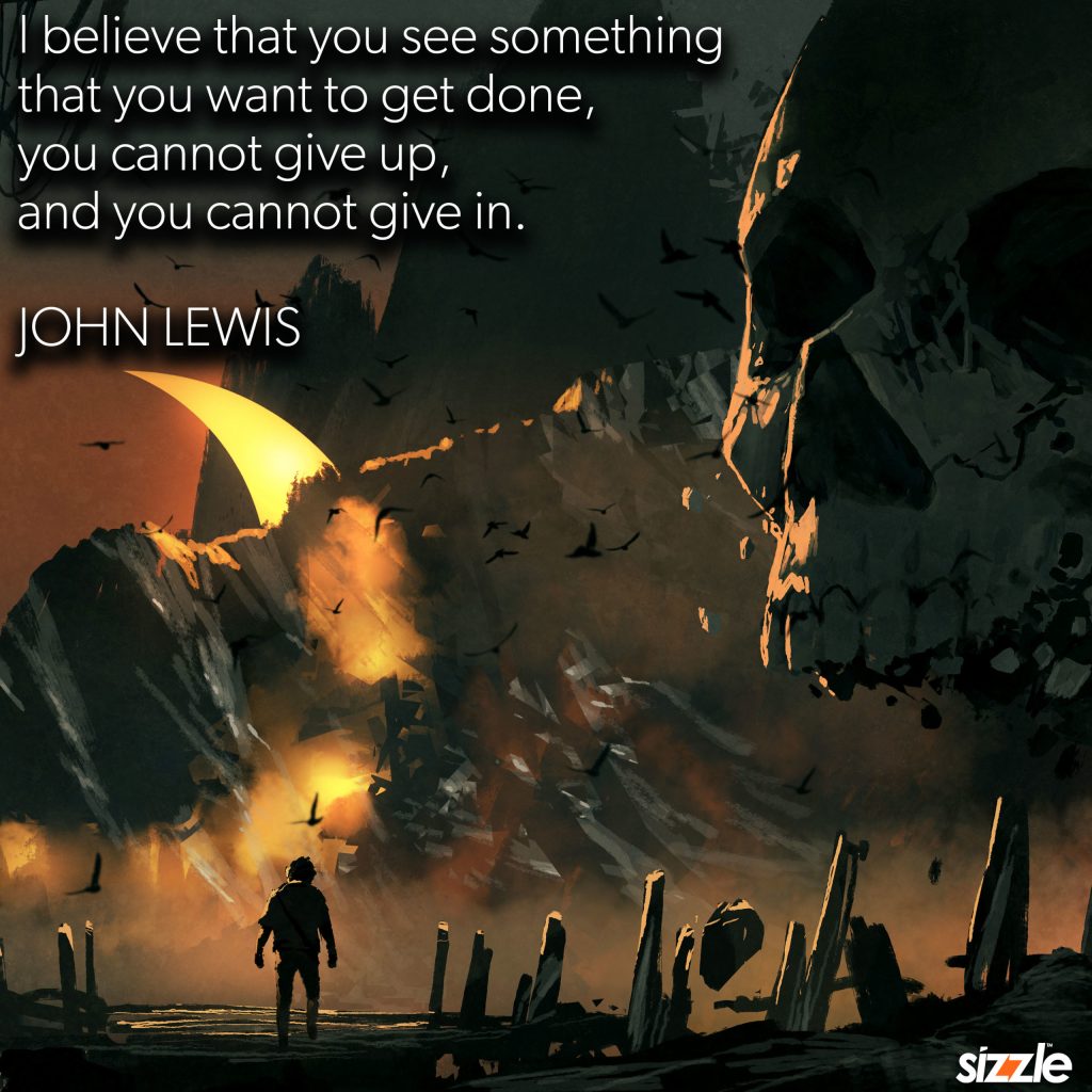 You Cannot Give Up And You Cannot Give&nbsp;In.