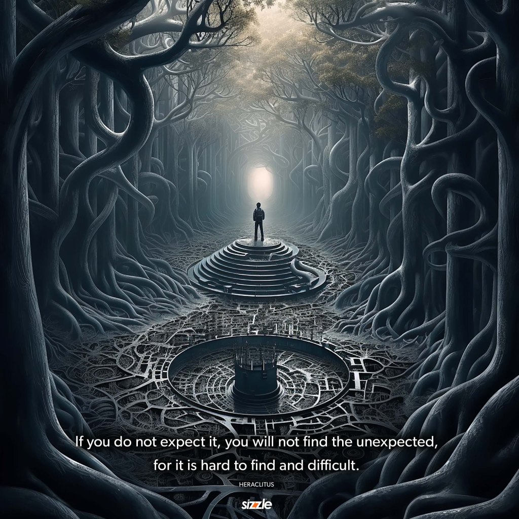 If you do not expect it, you will not find the unexpected, for it is hard to find and&nbsp;difficult.