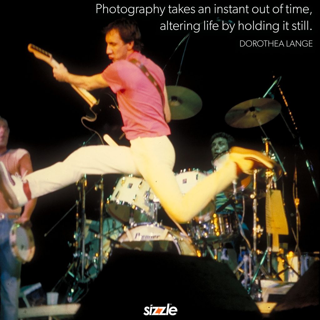 Photography takes an instant out of time, altering life by holding it still.