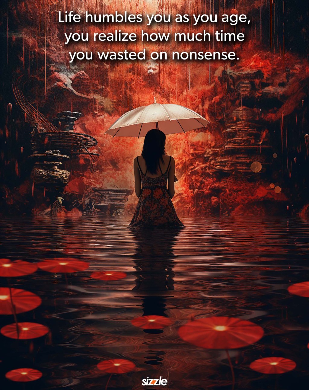 Life humbles you as you age, you realize how much time you wasted on&nbsp;nonsense.