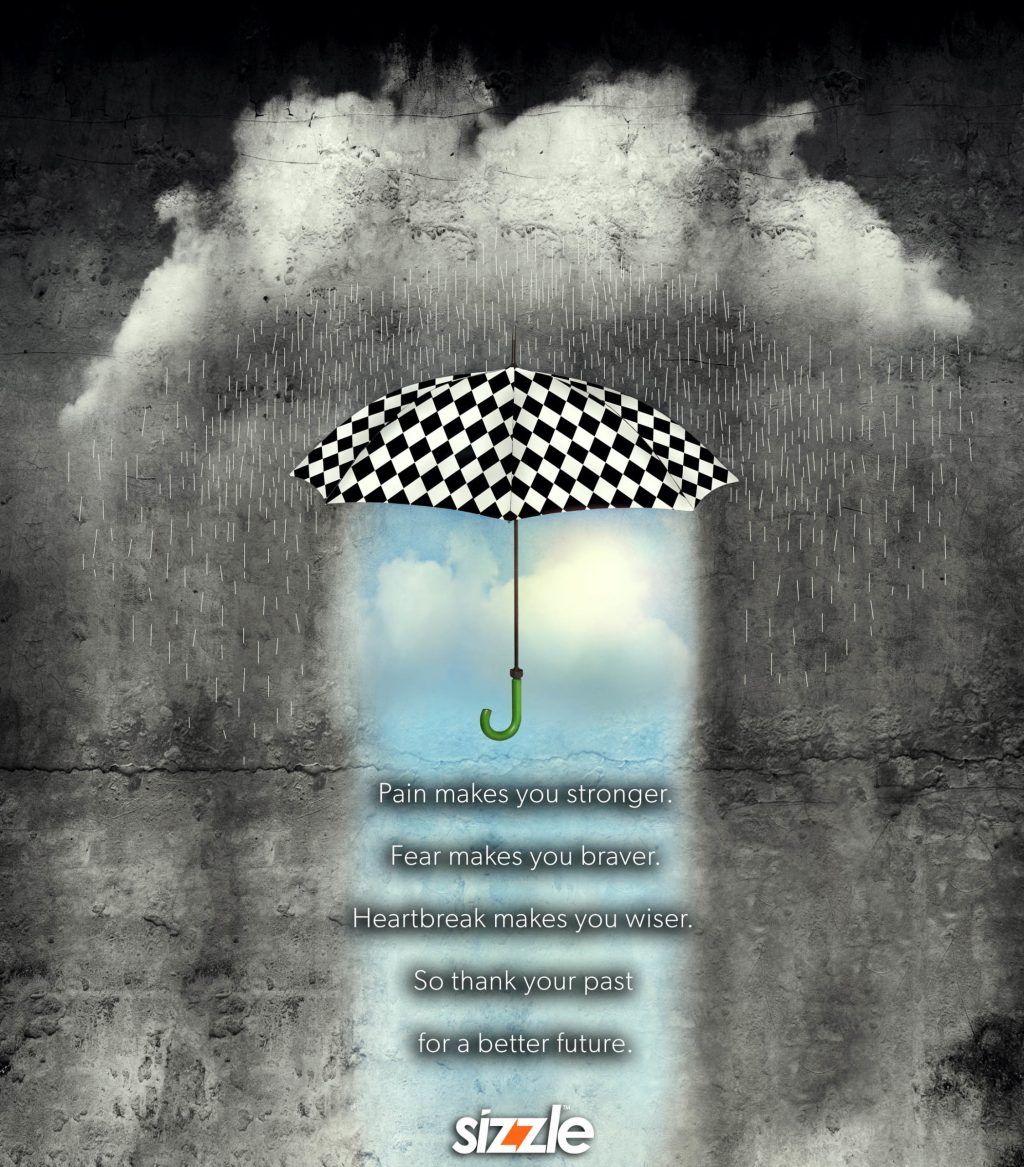 Pain makes you stronger. Fear makes you braver. Heartbreak makes you wiser. So thank your past for a better&nbsp;future.