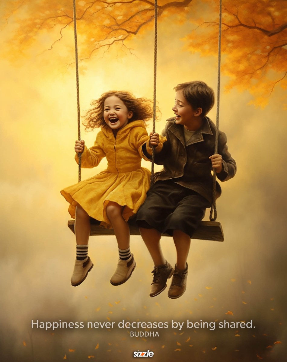 Happiness never decreases by being shared. – Brian Weiner
