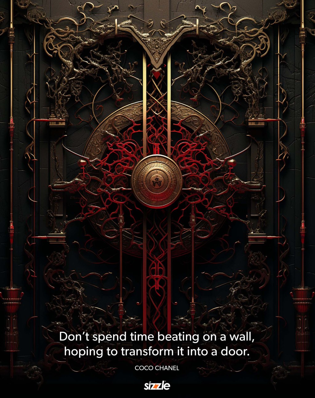 Don’t spend time beating on a wall, hoping to transform it into a door.