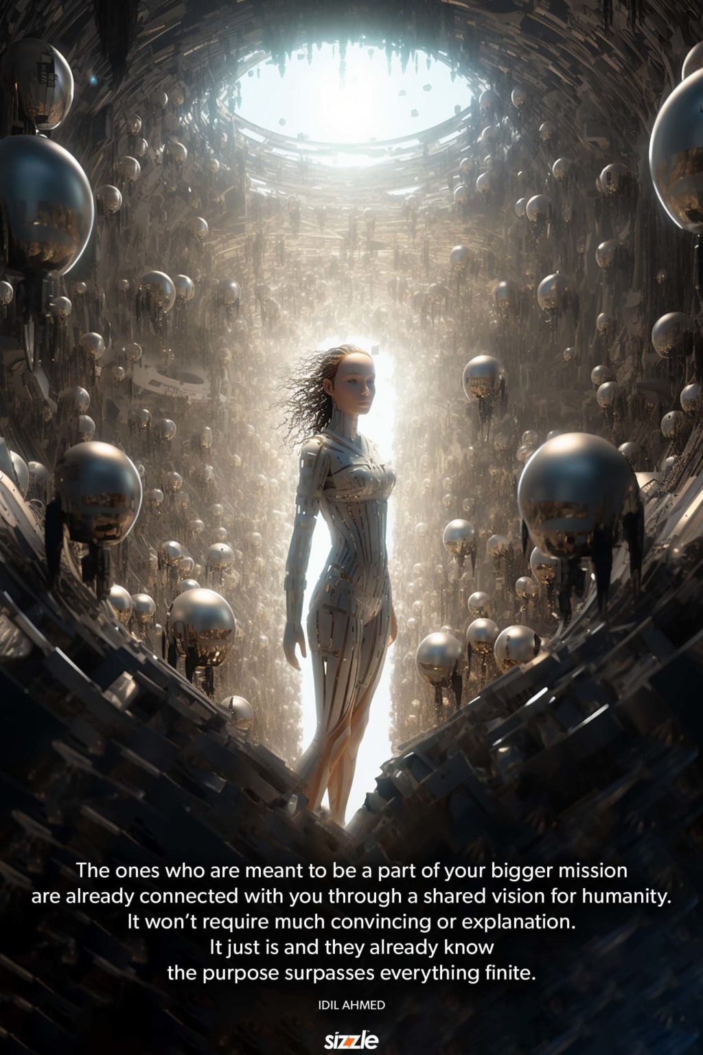 The ones who are meant to be a part of your bigger mission are already connected with you through a shared vision for humanity. It won’t require much convincing or explanation. It just is and they already know the purpose surpasses everything&nbsp;finite.