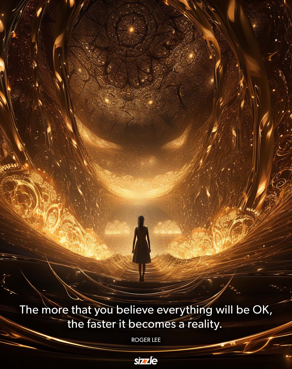 The more that you believe everything will be OK, the faster it becomes a reality. 