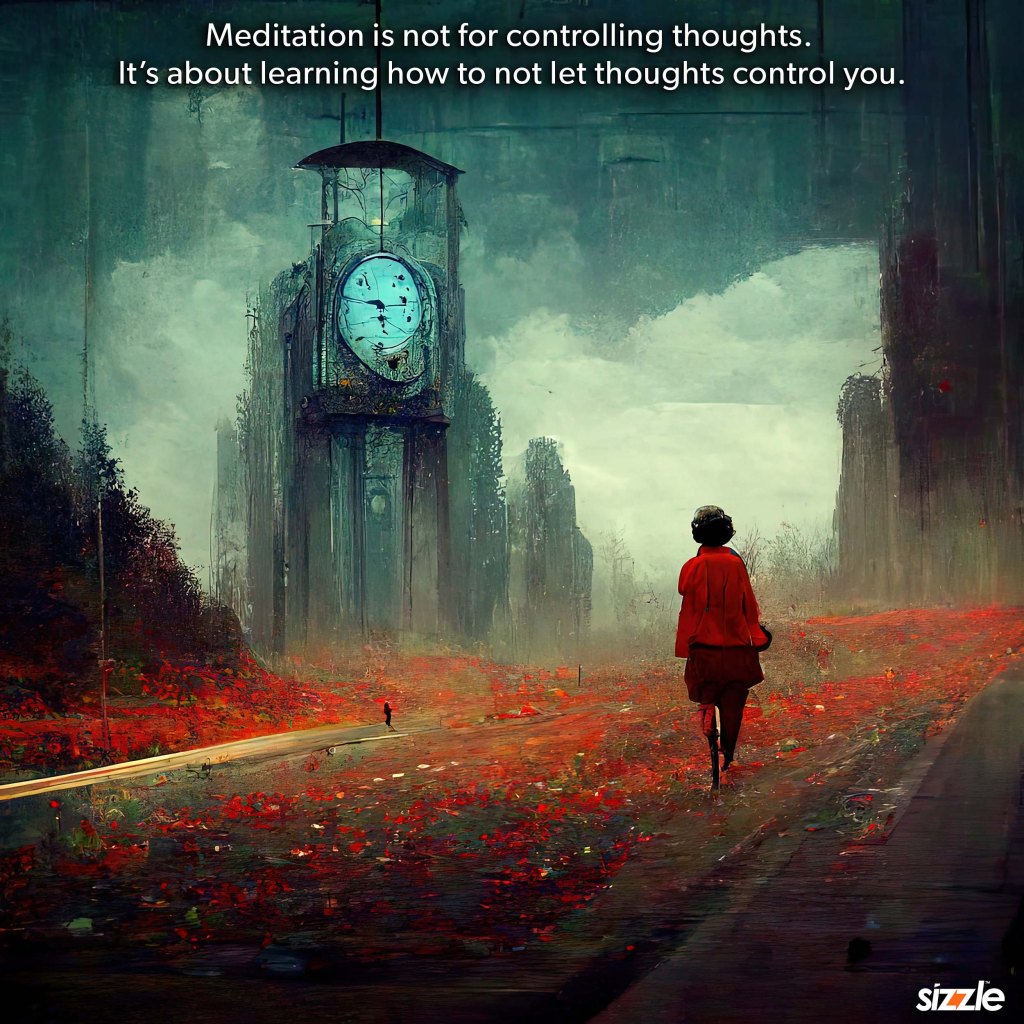 Do you control your thoughts or do your thoughts control you?