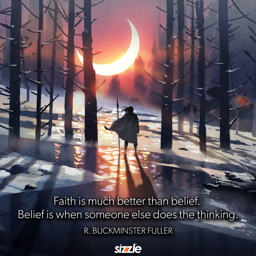 Faith Is Much Better Than&nbsp;Belief.