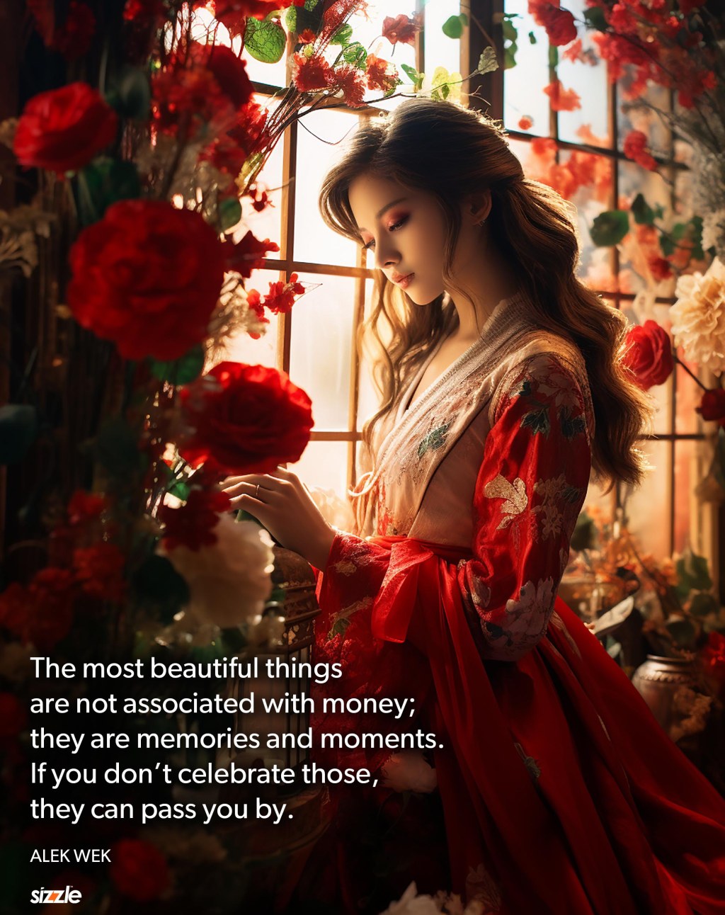 The most beautiful things are not associated with money; they are memories and moments. If you don’t celebrate those, they can pass you by. 