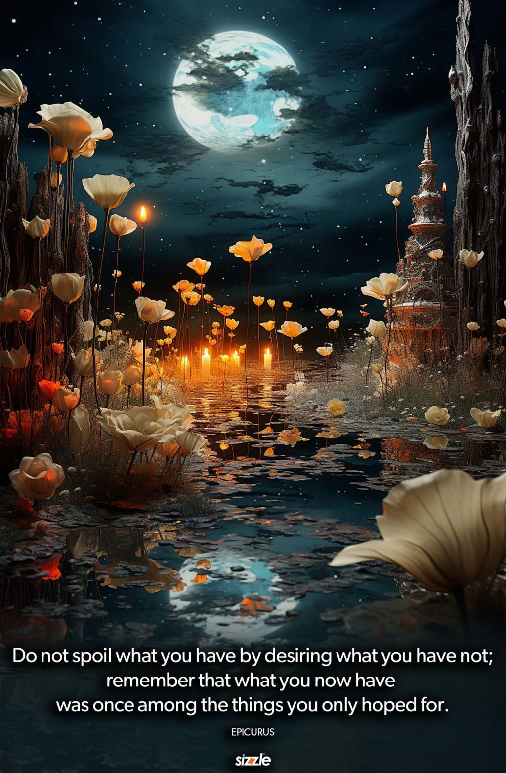 Do not spoil what you have by desiring what you have not; remember that what you now have was once among the things you only hoped&nbsp;for.