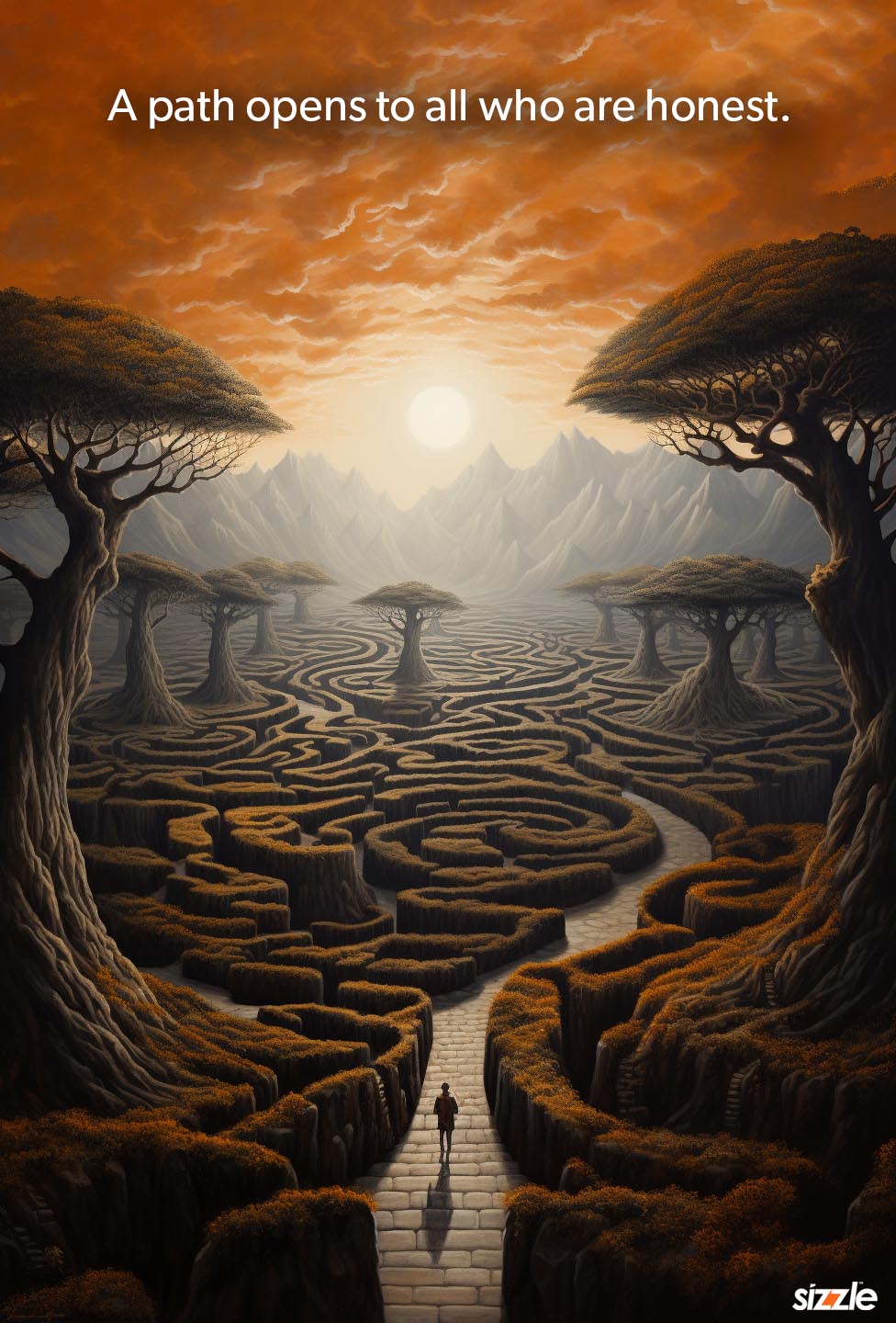 A path opens to those who are honest.