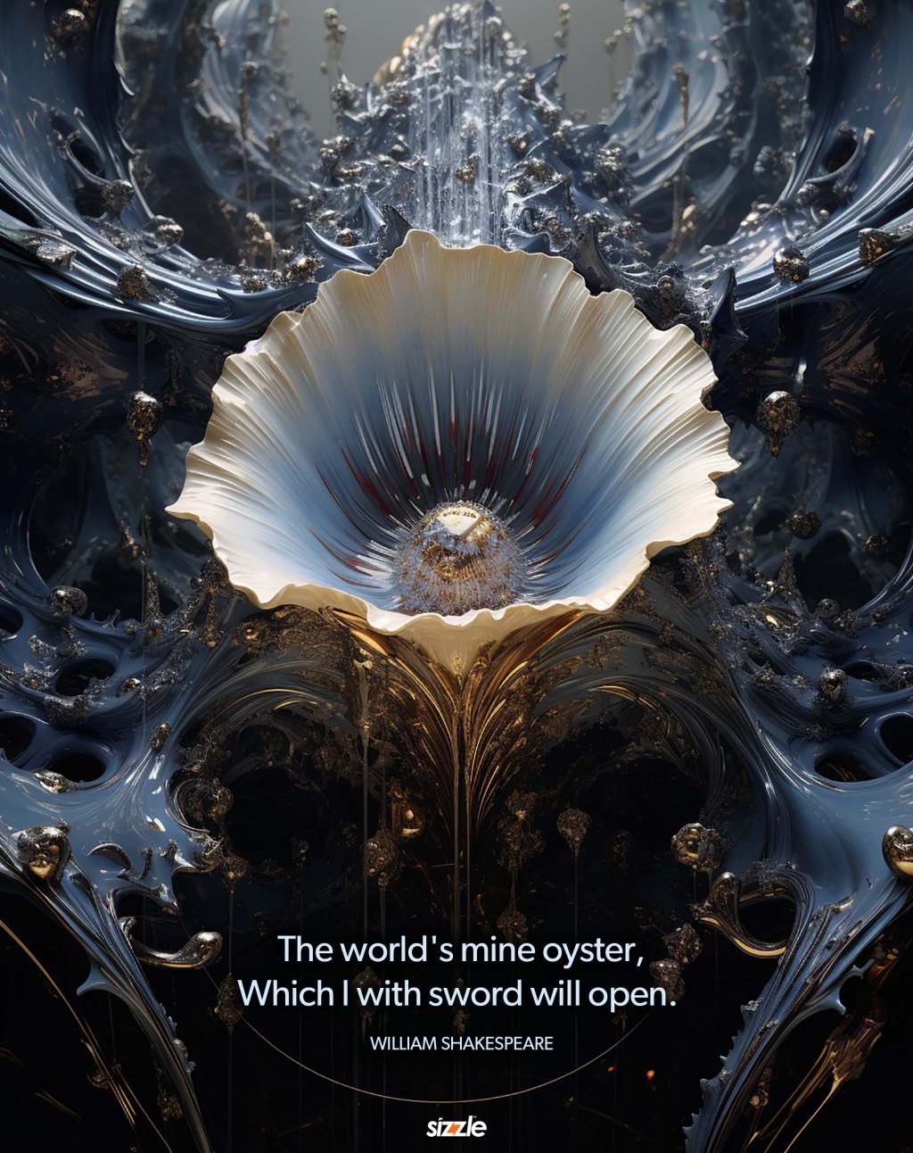 The world’s mine oyster, Which I with sword will open. 