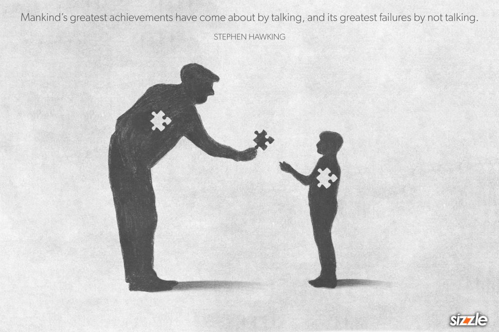 Mankind’s greatest achievements have come about by talking, and its greatest failures by not&nbsp;talking.