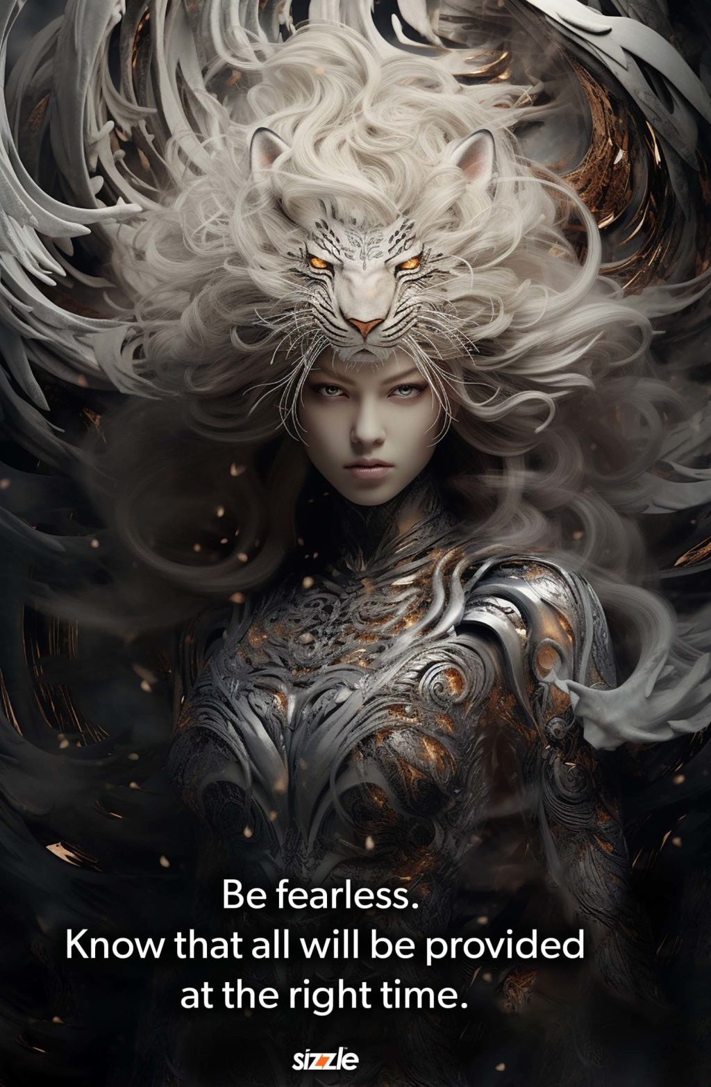 Be fearless. Know that all will be provided at the right time.