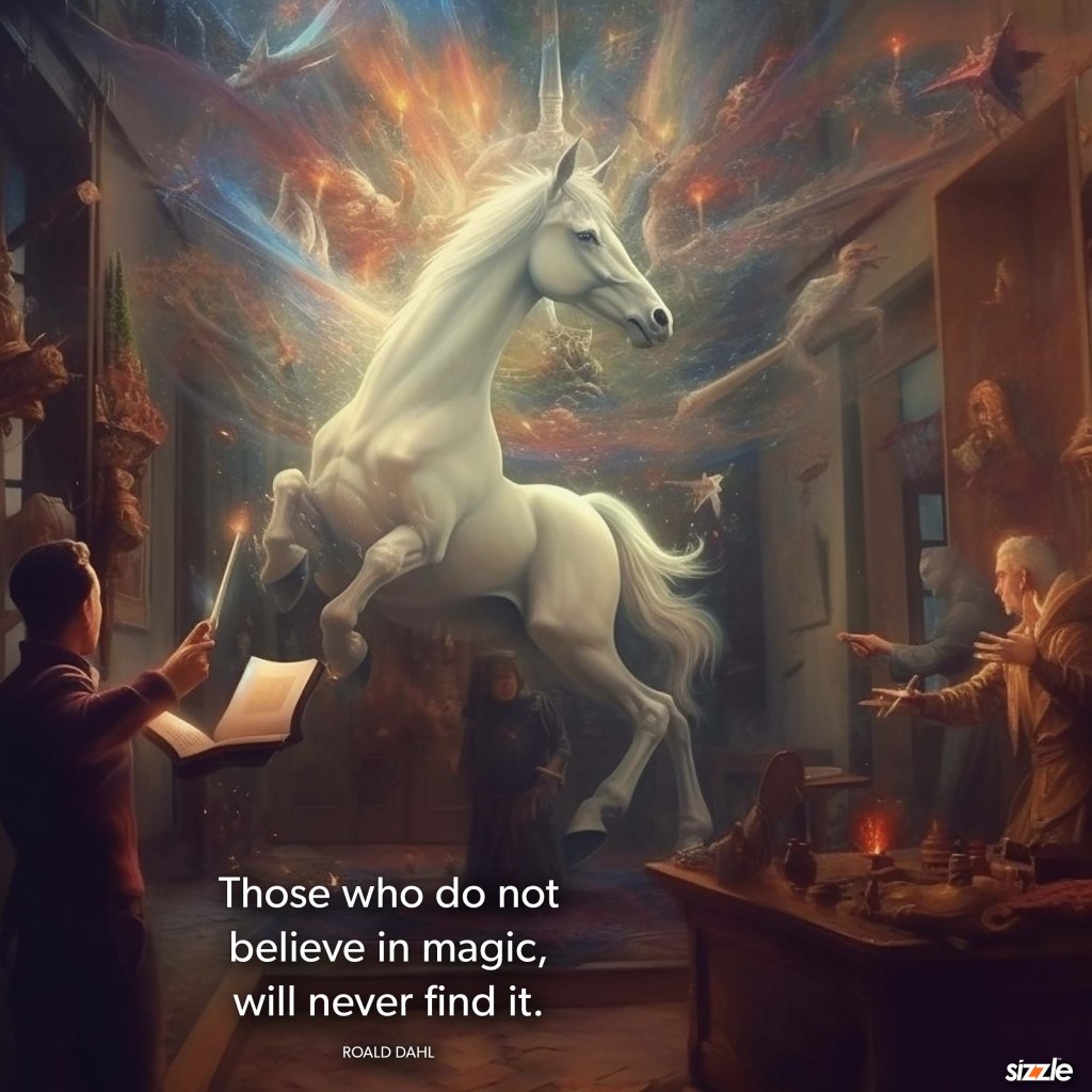 Those who do not believe in magic, will never find&nbsp;it.