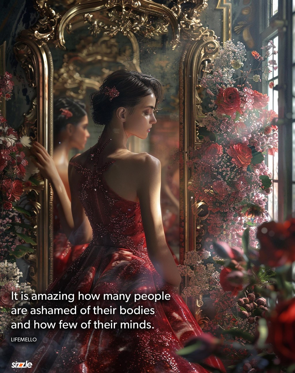 It is amazing how many people are ashamed of their bodies and how few of their&nbsp;minds.