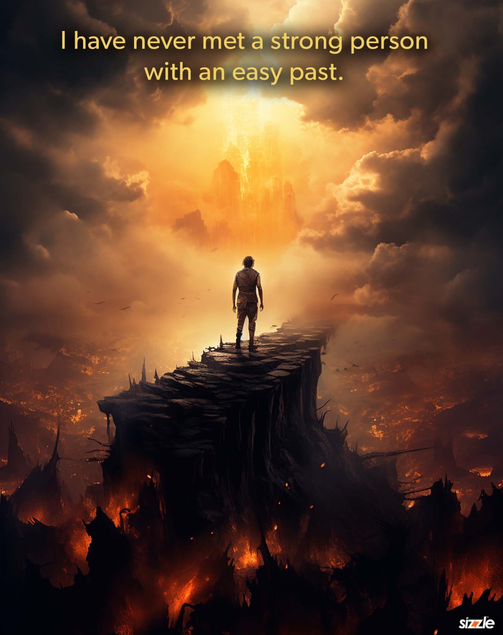 I have never met a strong person with an easy&nbsp;past.