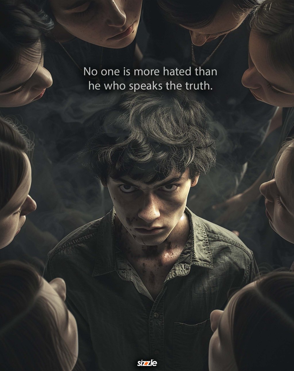 No one is more hated than he who speaks the&nbsp;truth.