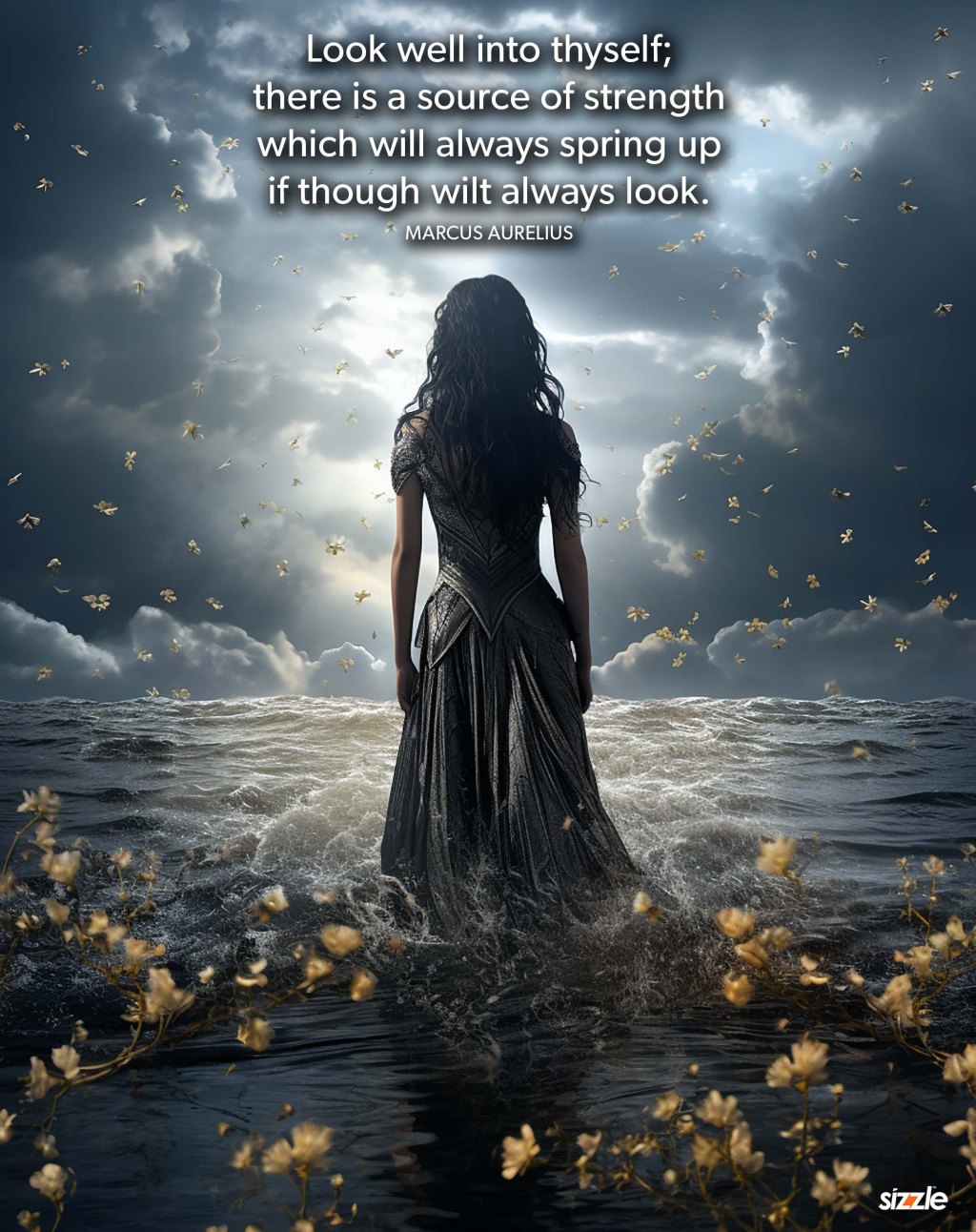 Look well into thyself; there is a source of strength which will always spring up if though wilt always&nbsp;look.