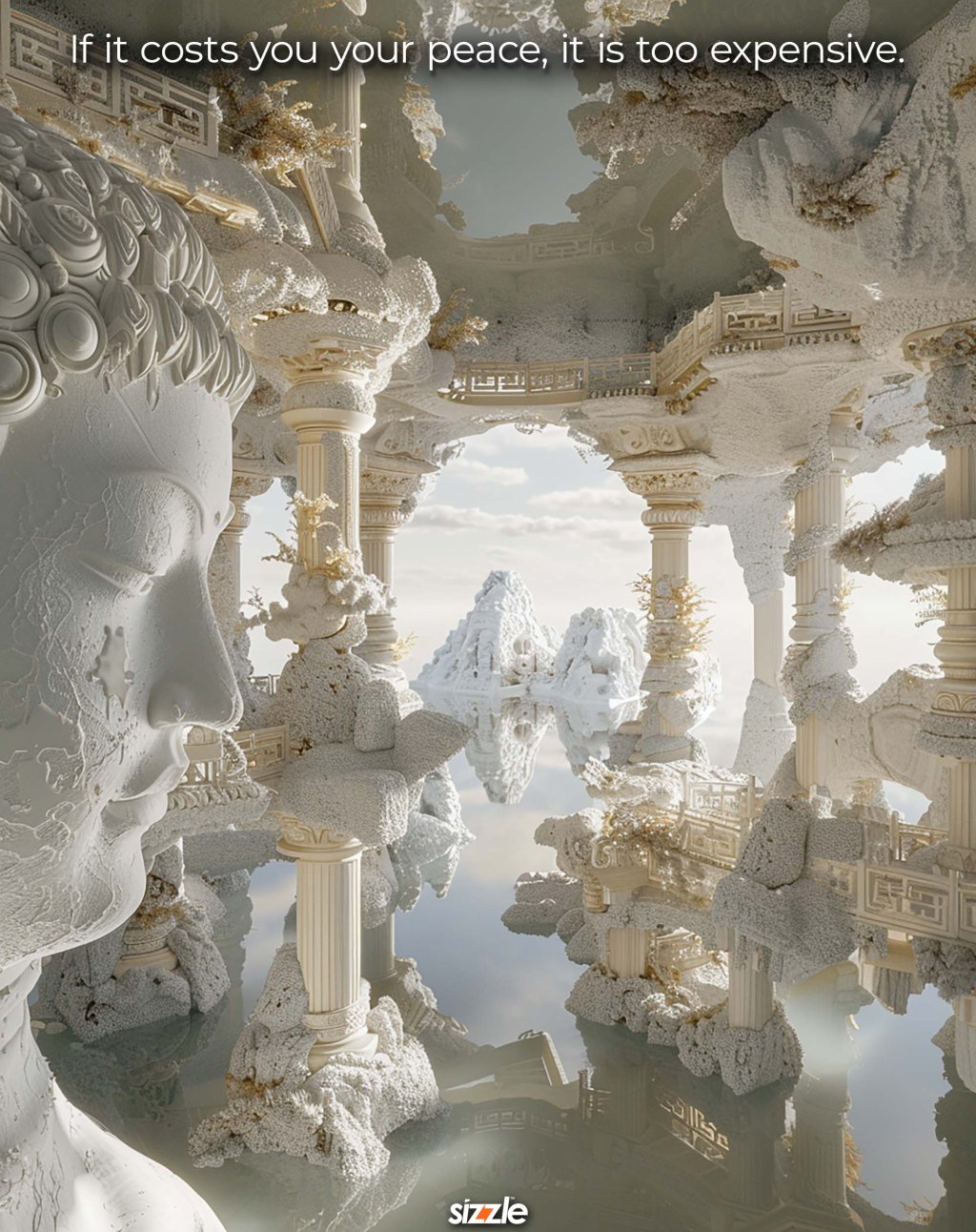 If it costs you your peace, it is too&nbsp;expensive.