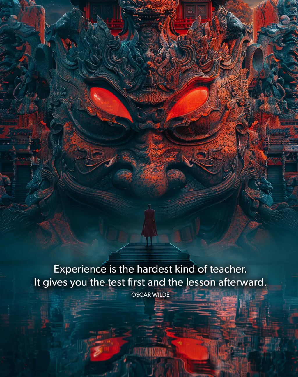 Experience is the hardest kind of teacher. It gives you the test first and the lesson&nbsp;afterward.
