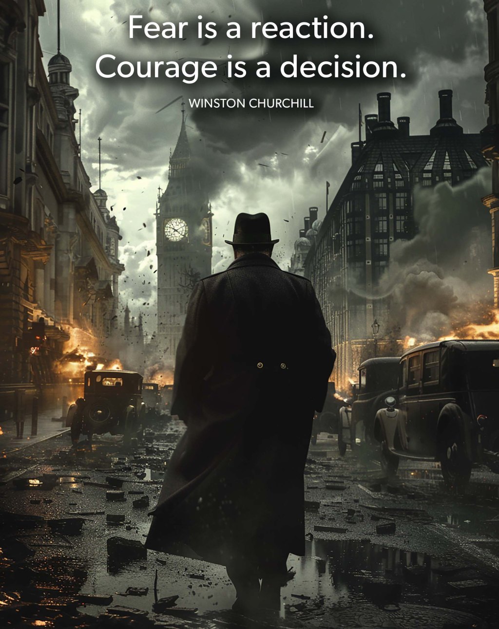 Fear is a reaction. Courage is a&nbsp;decision.