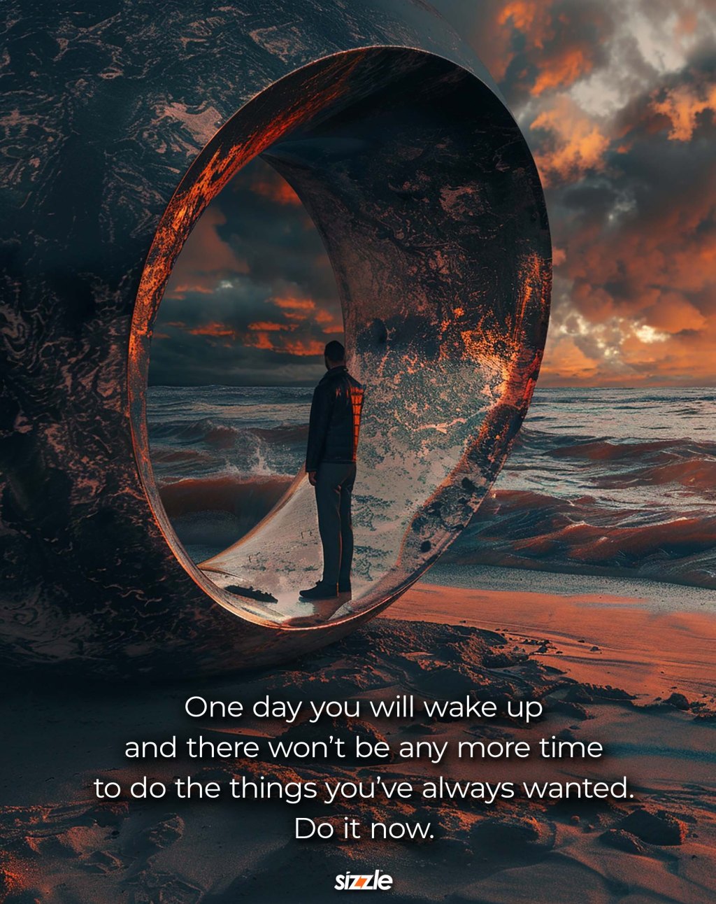 One day you will wake up and there won’t be any more time to do the things you’ve always wanted. Do it&nbsp;now.