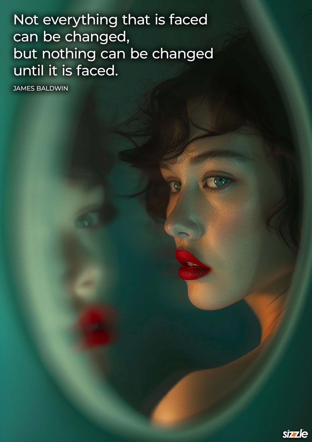 Not everything that is faced can be changed, but nothing can be changed until it is faced. 