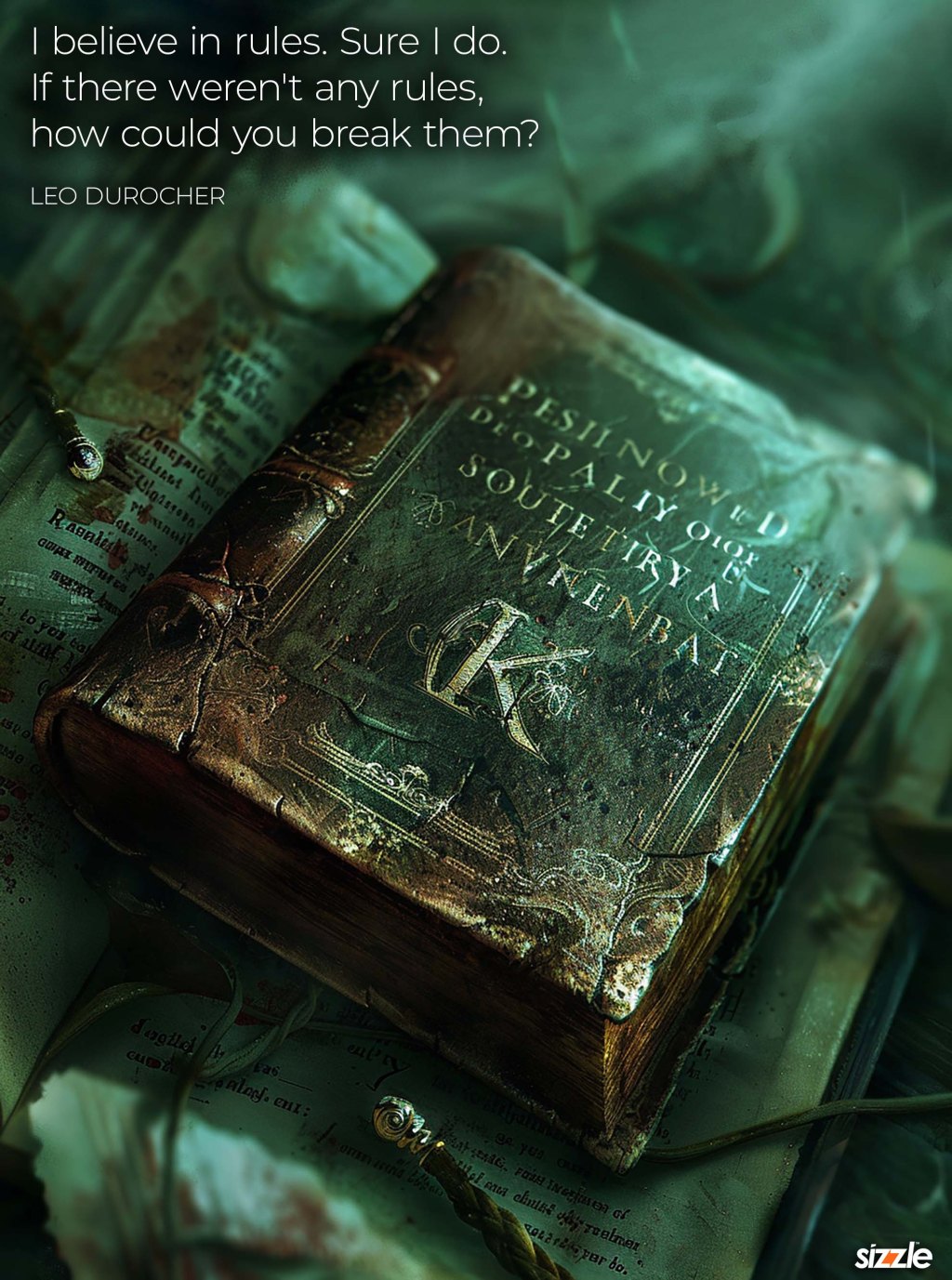 I believe in rules. Sure I do. If there weren’t any rules, how could you break&nbsp;them?