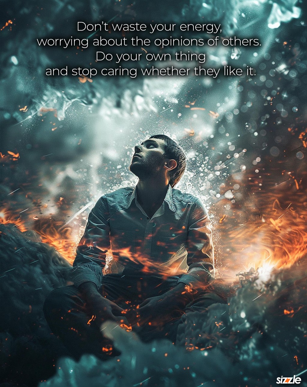 Don’t waste your energy, worrying about the opinions of others. Do your own thing and stop caring whether they like&nbsp;it.