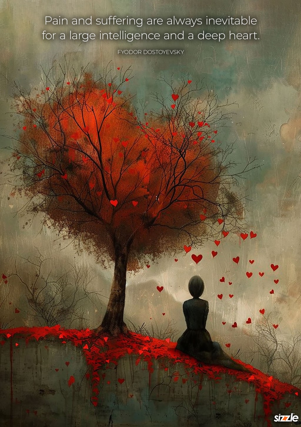 Pain and suffering are always inevitable for a large intelligence and a deep&nbsp;heart.