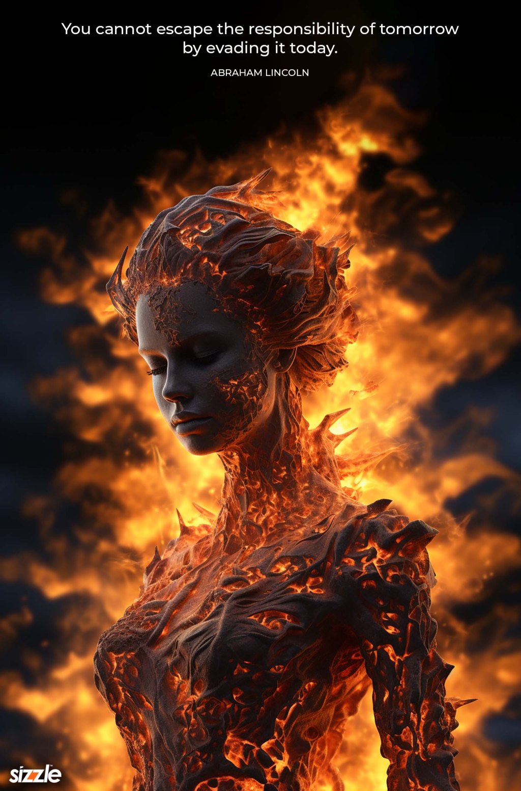 You cannot escape the responsibility of tomorrow by evading it today.