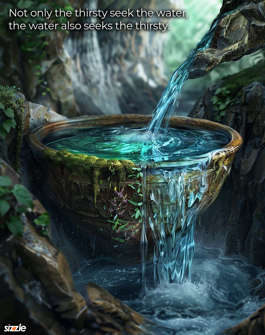 Not only the thirsty seek the water, the water also seeks the thirsty.