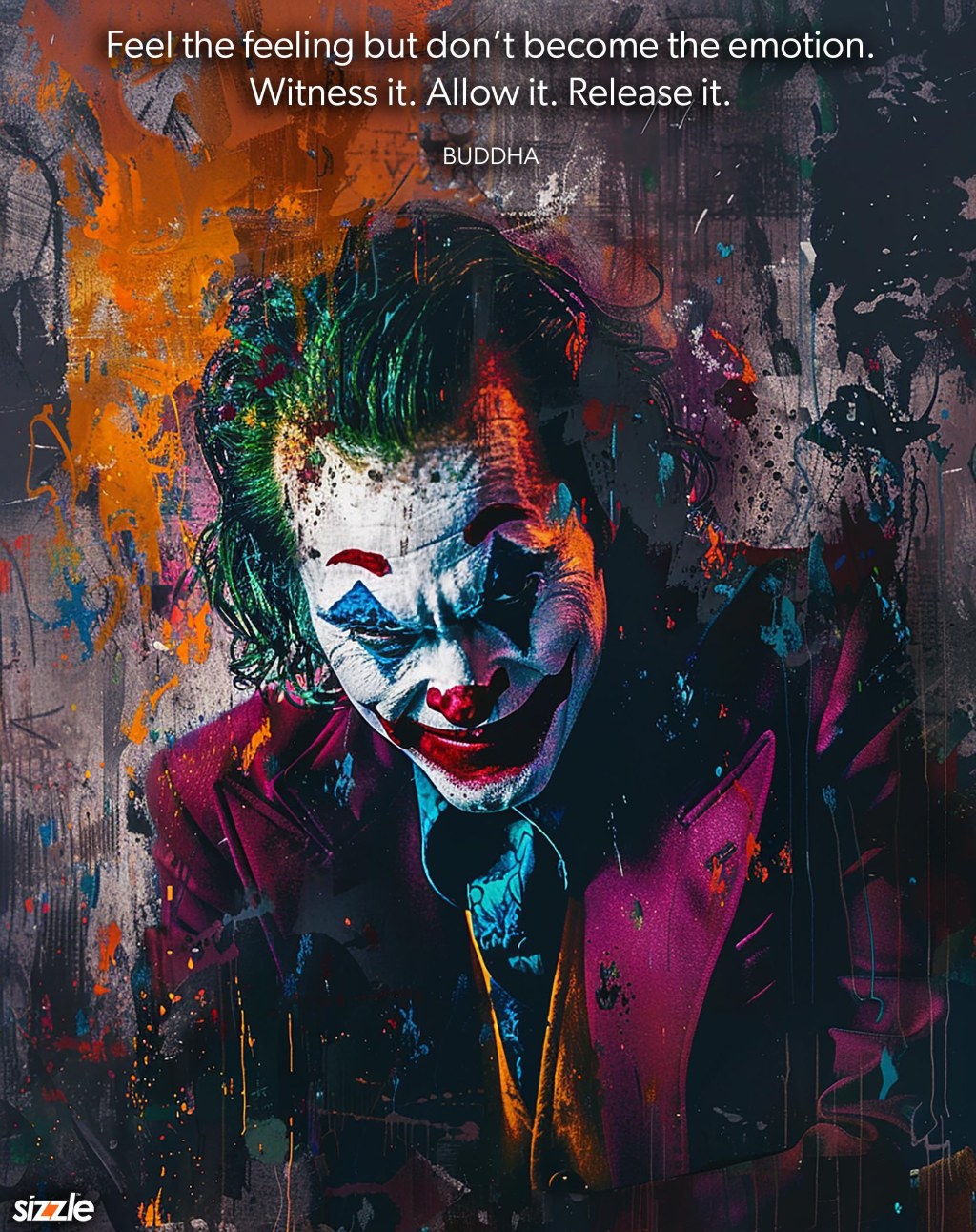 Feel the feeling but don’t become the emotion. Witness it. Allow it. Release it.