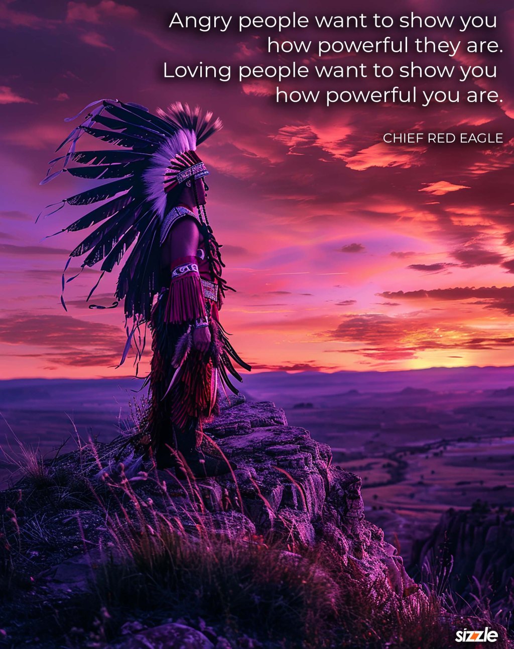 Angry people want to show you how powerful they are. Loving people want to show you how powerful you are.