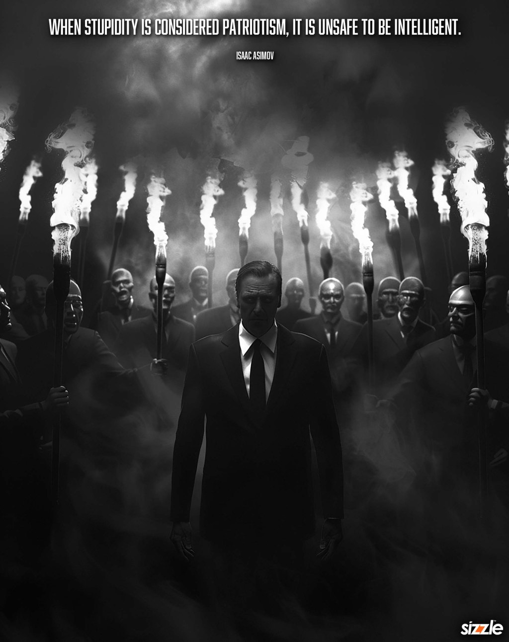 When stupidity is considered patriotism, it is unsafe to be intelligent.